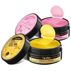 Yargkos 24K gold eye patches in a can for premium under-eye care
