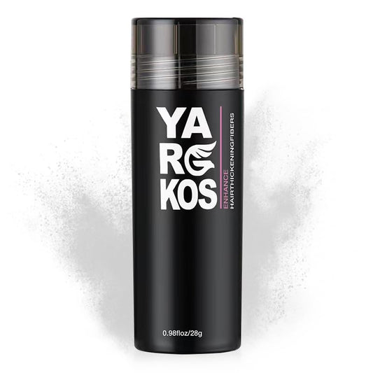 Yargkos Hair Fibers White packaging shows a natural color option