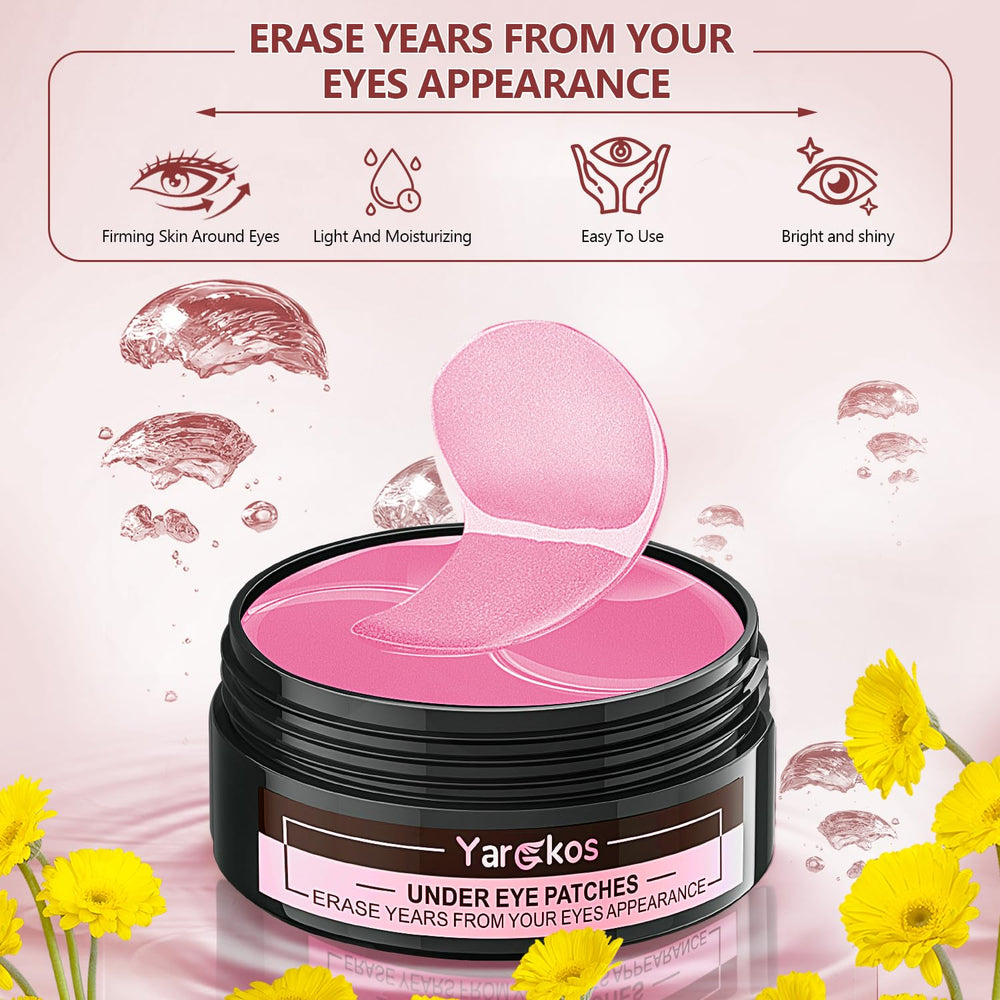 Yargkos pink eye patch can delivers soothing hydration for tired eyes.