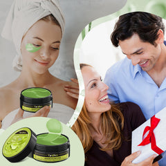 A relaxing at-home eye spa moment with Yargkos patches.