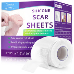 Yarster dermatologist-tested scar sheets for sensitive skin and comfortable wear