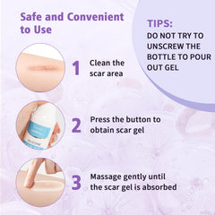Yarster scar gel on knee shows durable flexible coverage