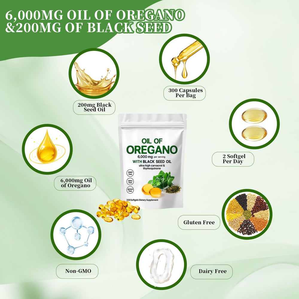 Bottle with label and ingredients overview