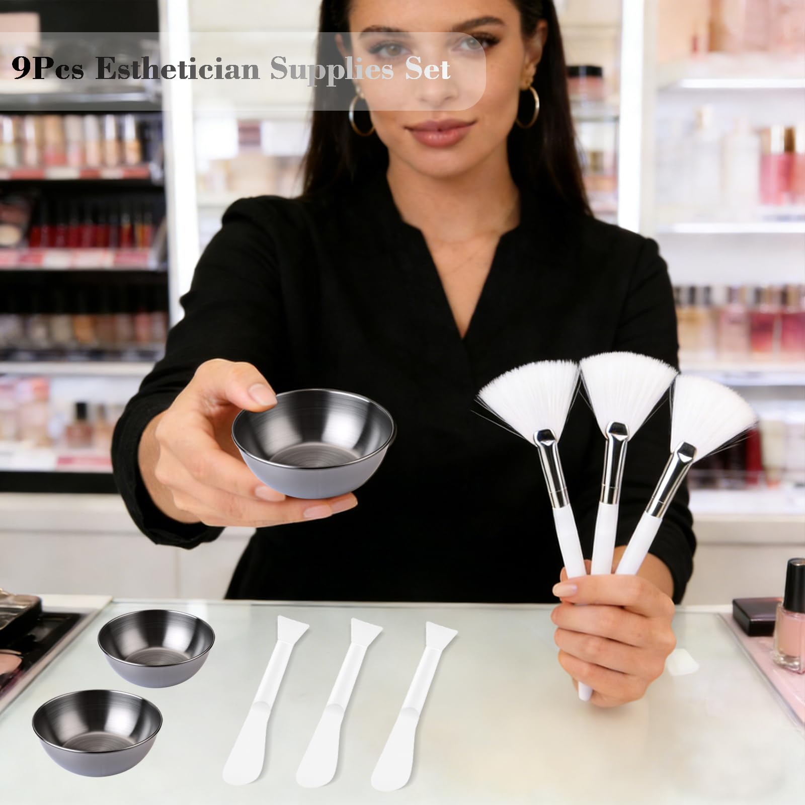 YBSAHLYY fan brushes ready to sweep away excess residue