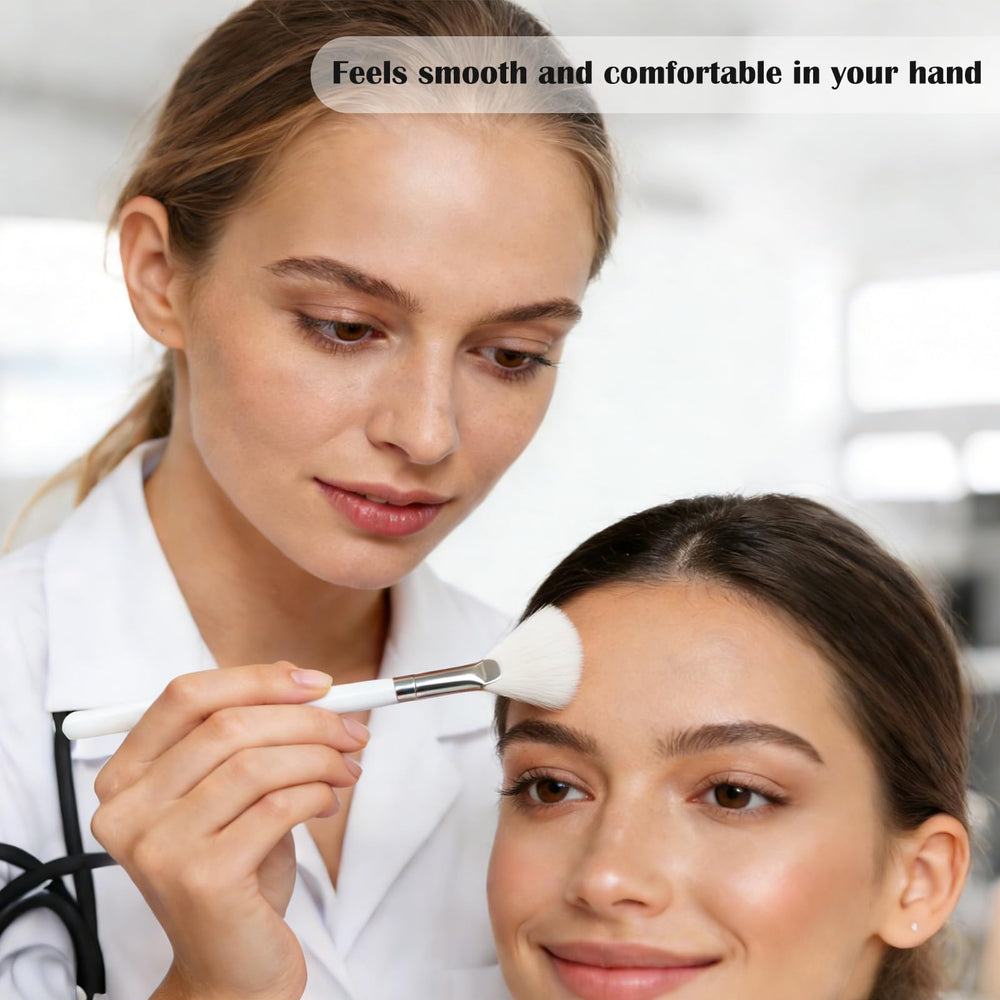 YBSAHLYY matte white handles offering elegant vanity contrast