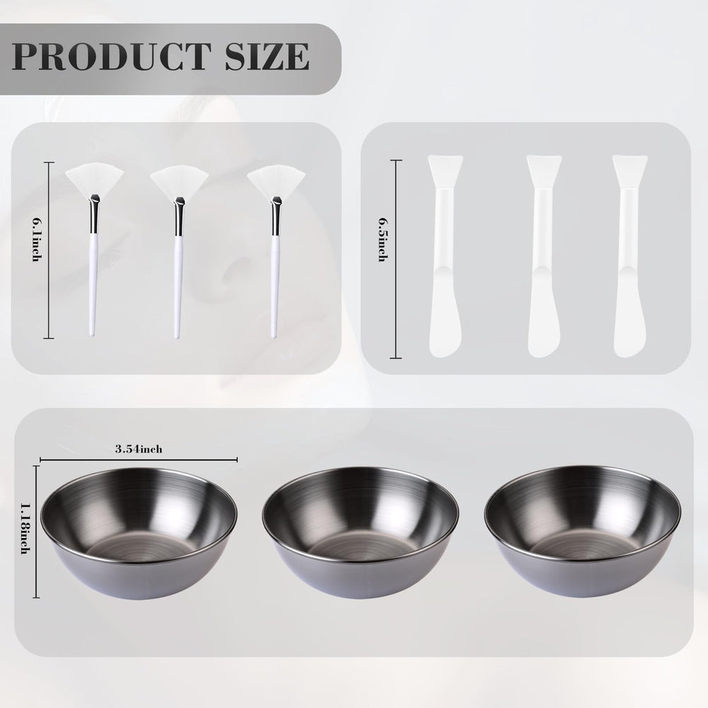 YBSAHLYY stainless steel bowls with scratch-resistant finish for long use