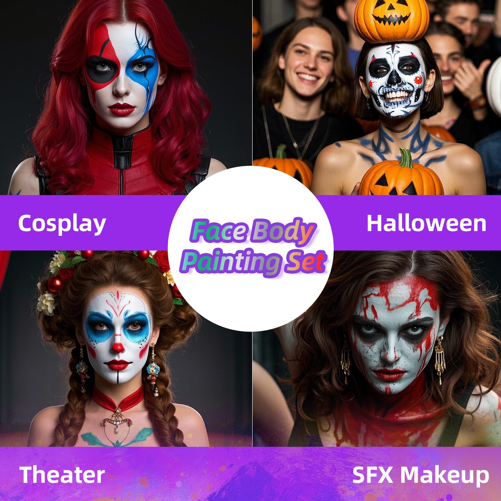 YBUETE color-mixing ideas spark vibrant character creation.