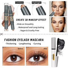 YBUETE dual-ended eyebrow pencil for natural to defined brows.