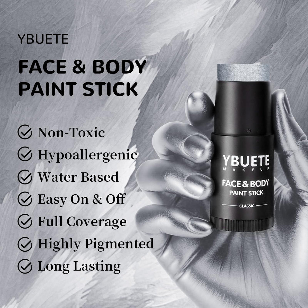 YBUETE high-pigmented paint offers full coverage for dramatic character effects.
