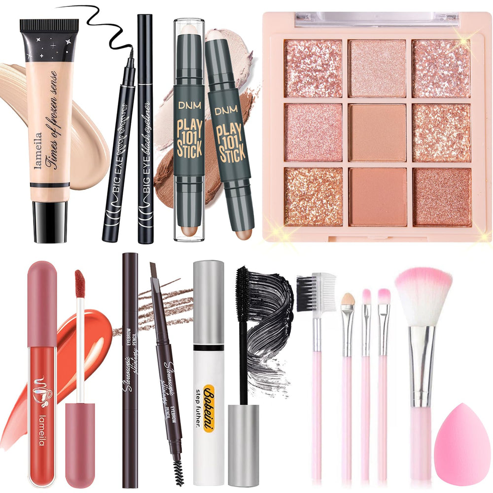 YBUETE 9-color eyeshadow palette offering versatile daytime to evening looks.
