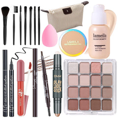 YBUETE makeup set 25-color eyeshadow palette for versatile daytime and evening looks
