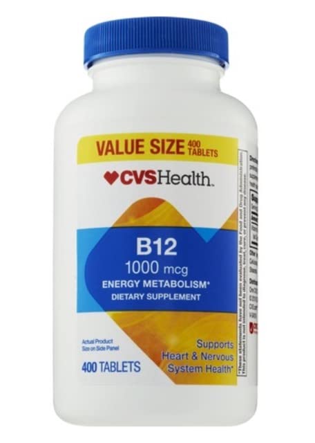 CVS Health Vitamin B12 Tablets 1000mcg - 400 count