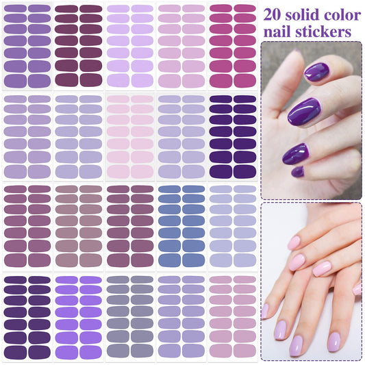 YECIRALA 14-piece-per-sheet nail wraps showing easy adhesion and color durability.