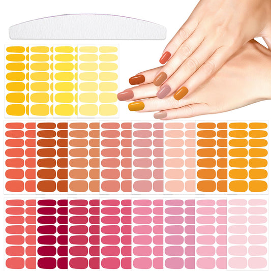 YECIRALA 20-sheets nail wraps package with varied designs for quick at-home manicures.