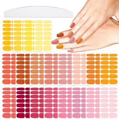 YECIRALA 20-sheets nail wraps package with varied designs for quick at-home manicures.