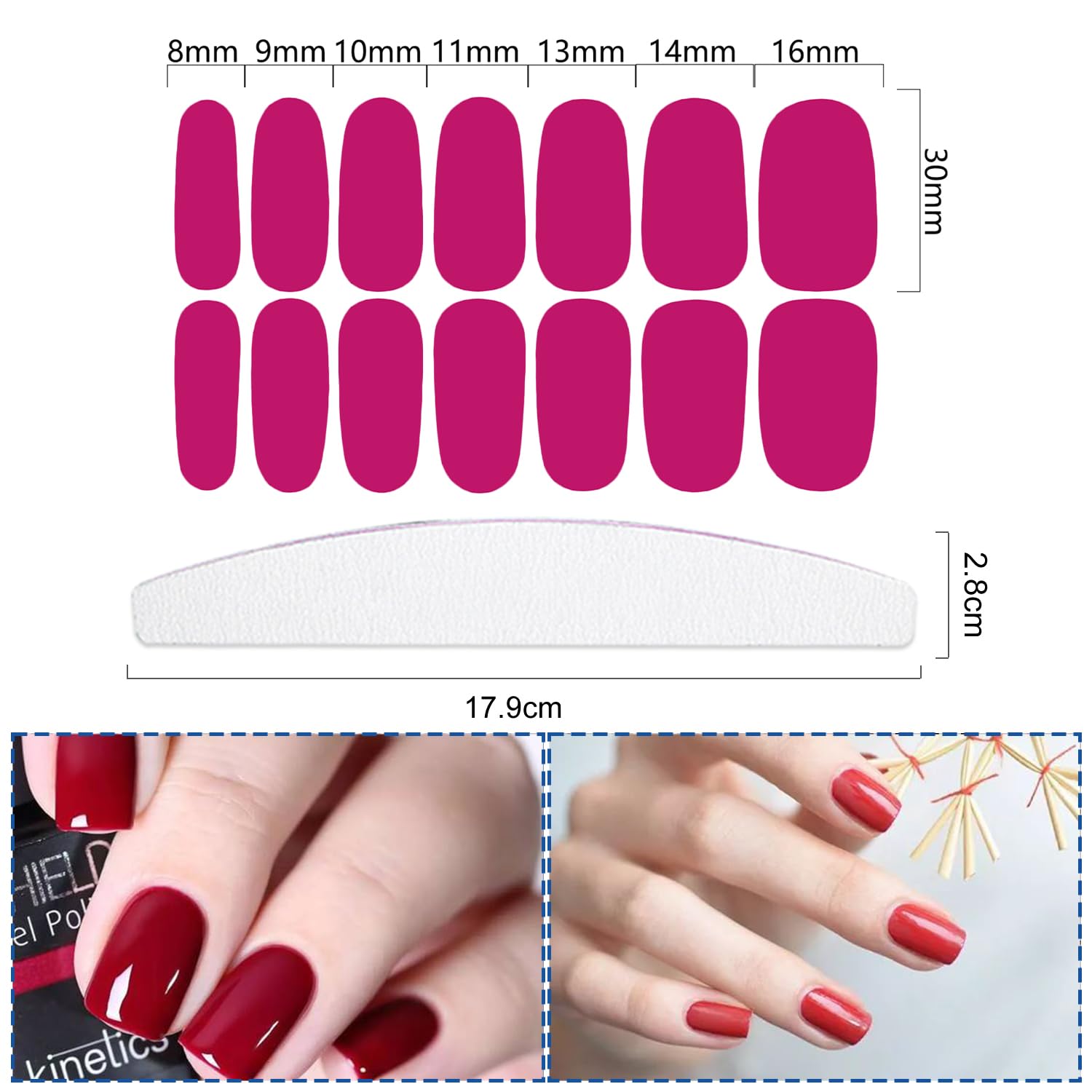 YECIRALA 280 pieces ensure multiple design options for many looks.