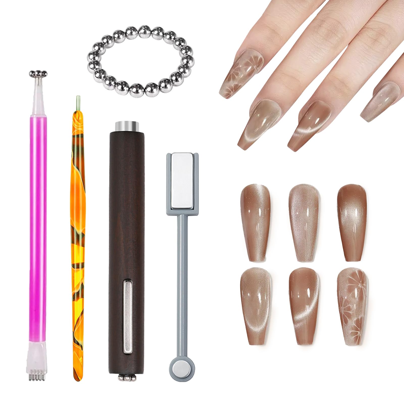 YECIRALA cat-eye magnets collection for versatile gradient nail art effects