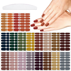 YECIRALA fall nail stickers collection with glitter designs for bold looks