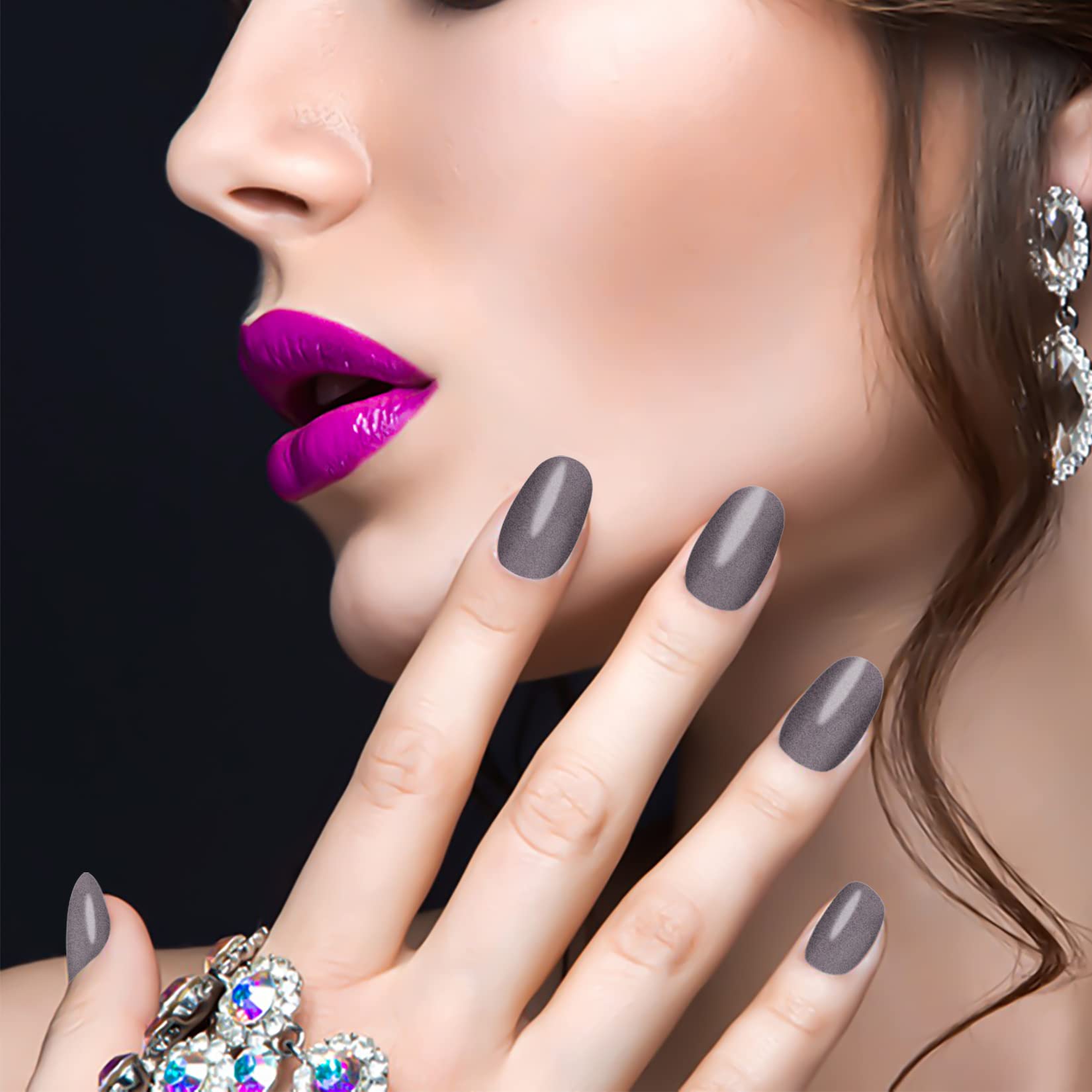 YECIRALA full nail wrap sheets for easy DIY manicure