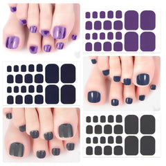 YECIRALA full nail wraps on nails showing easy self-adhesive application