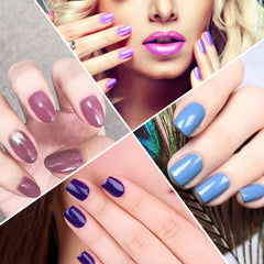 YECIRALA moon-shaped nail file included for shaping and edge clean-up.