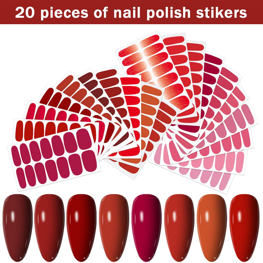 YECIRALA 280‑piece nail stickers kit for quick DIY nails