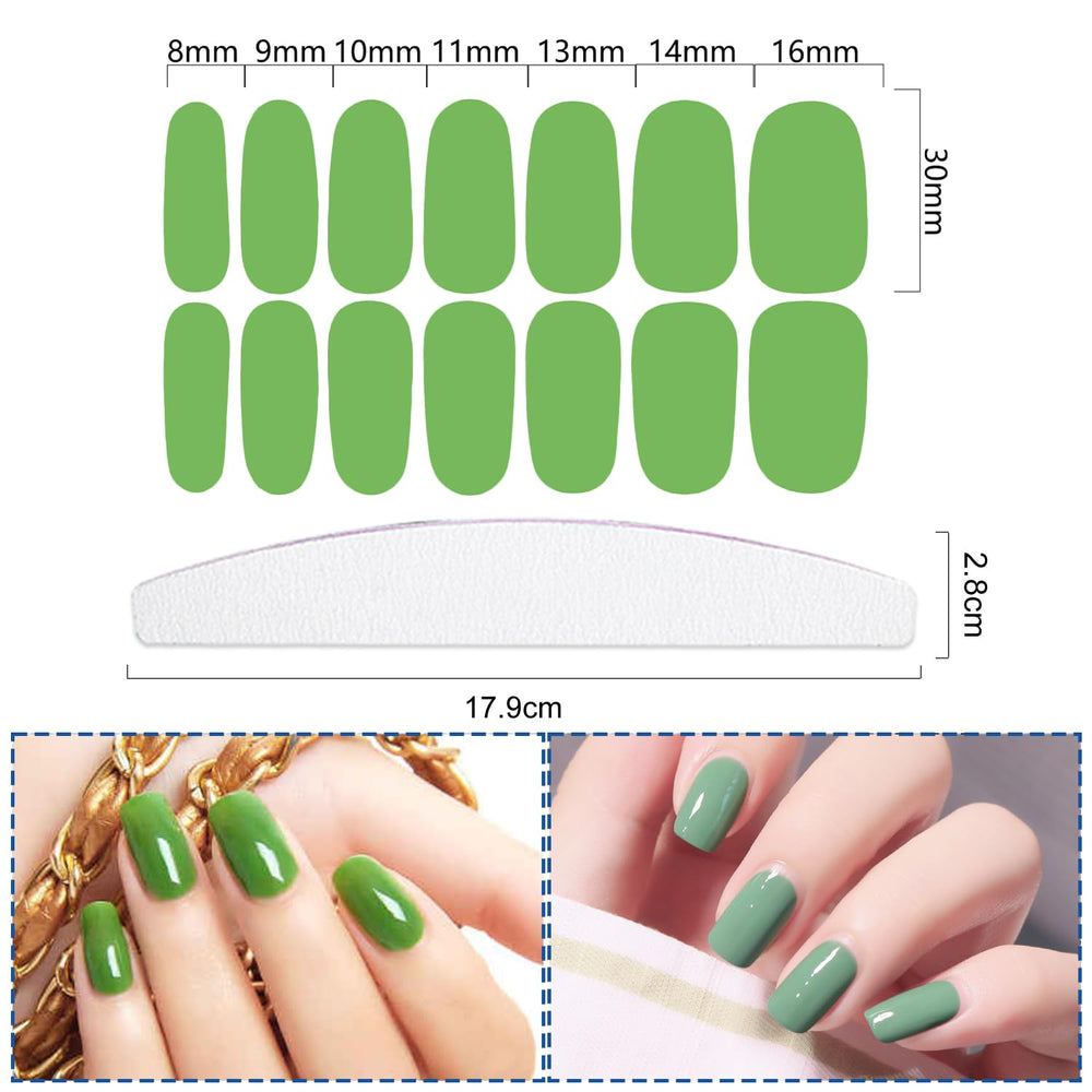 YECIRALA self-adhesive nail stickers for easy DIY nails