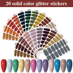 YECIRALA party wedding nail art wraps for celebrations