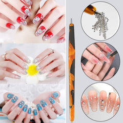 YECIRALA pink double-ended magnets for flowers, dots, and precision accents