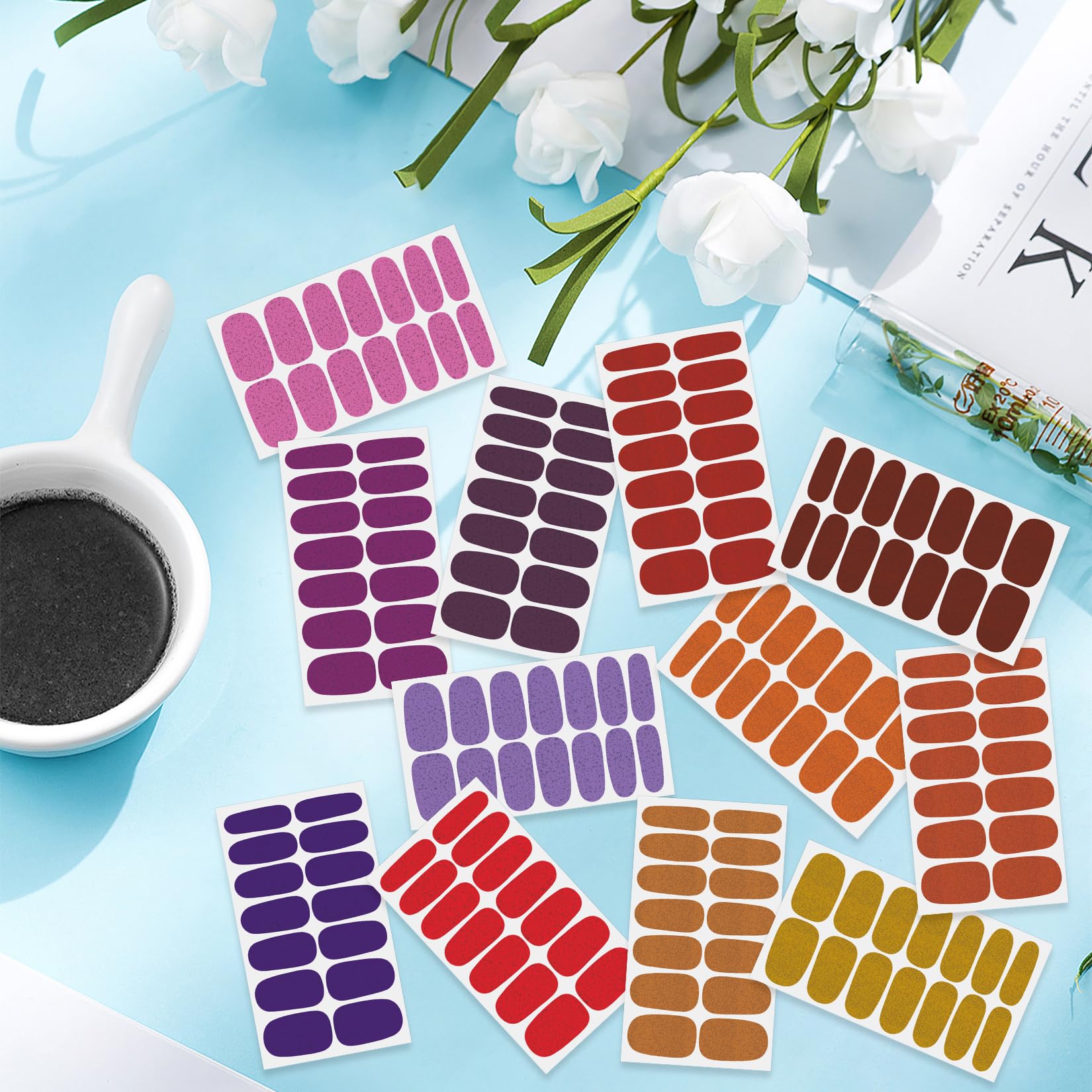 YECIRALA self-adhesive nail stickers enable mess-free application