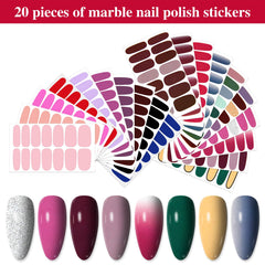 Close-up of YECIRALA solid color designs for quick chic nails