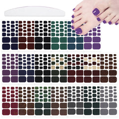 YECIRALA toenail stickers box with 20 sheets offering quick DIY nail art
