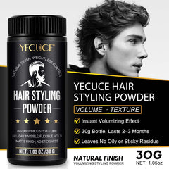 Yecuce thickening effect on fine hair for a soft, airy feel.