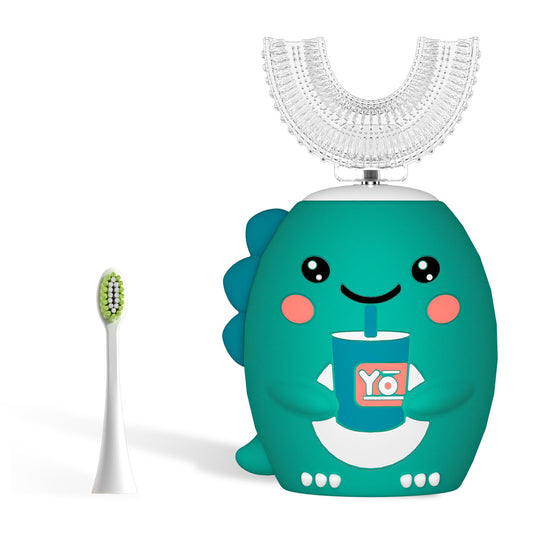 Yeklike kids U-shaped electric toothbrush front view