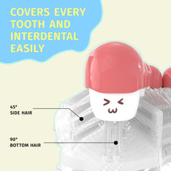 Toothbrush showcasing 6 cleaning modes