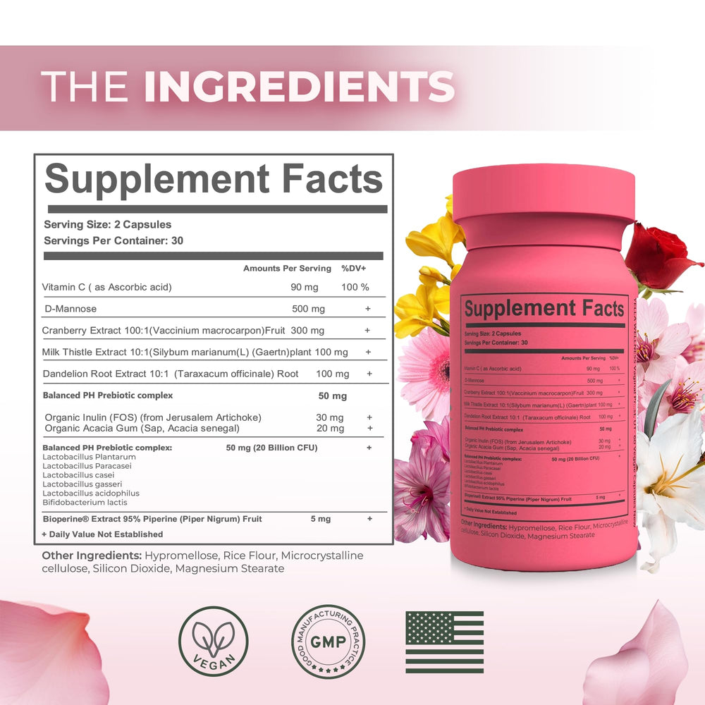 Yella Wellness vaginal probiotics with cranberry extract capsules (image 2)