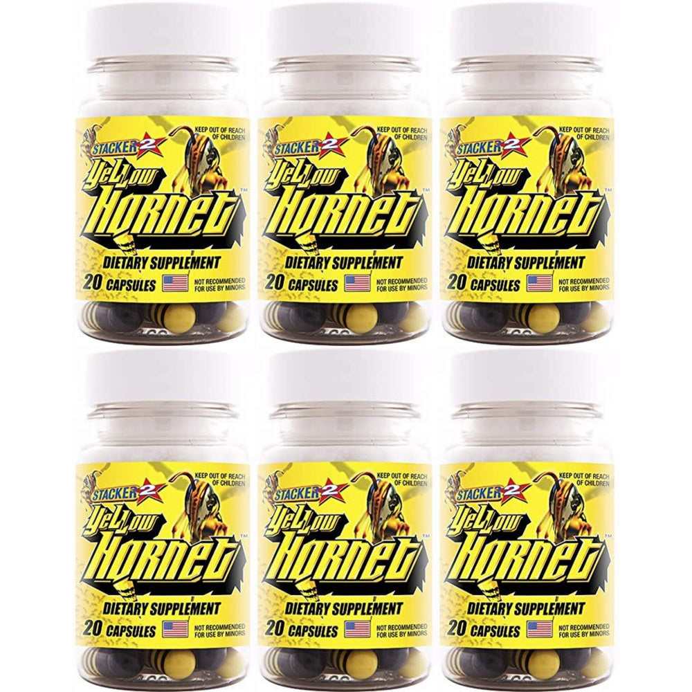 Yellow Hornet Herbal Dietary Supplement bottle front view