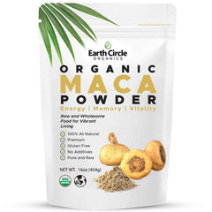 Yellow Maca Root Powder in a scoop