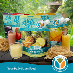 Sea moss gel supports hair, skin, and nails