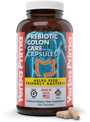 Yerba Prima Colon Care Capsules bottle 400-count
