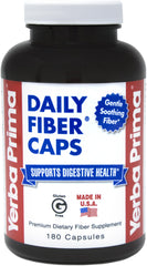 Yerba Prima Daily Fiber Caps bottle - front view