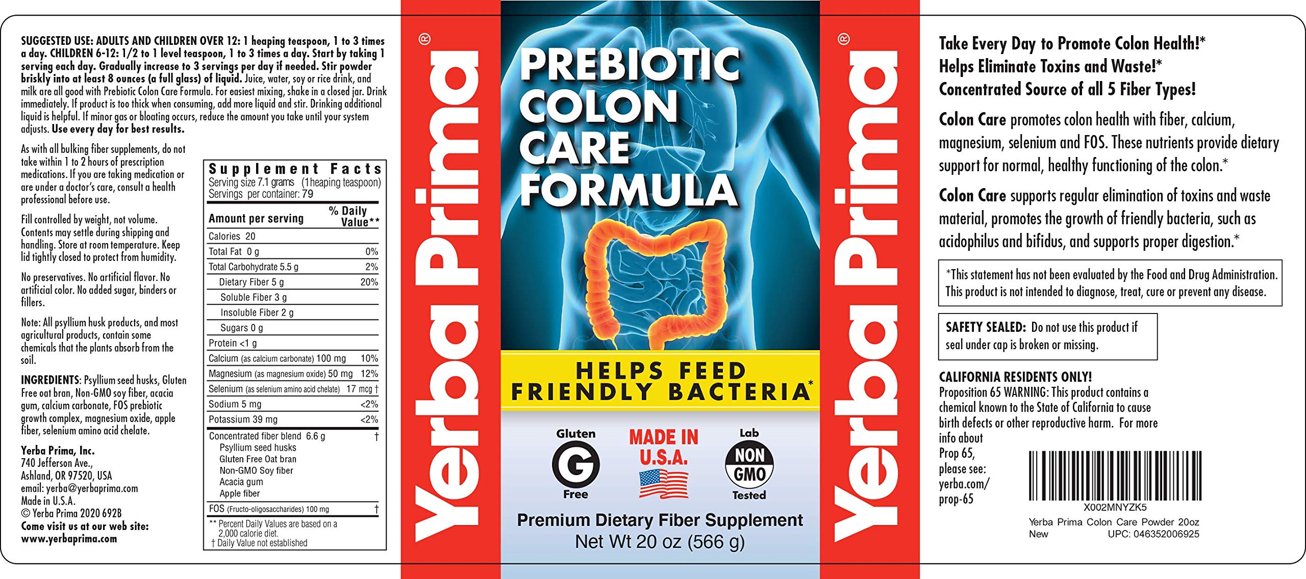 Prebiotic FOS growth complex illustration