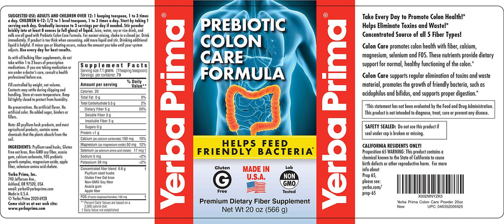 Prebiotic FOS growth complex illustration