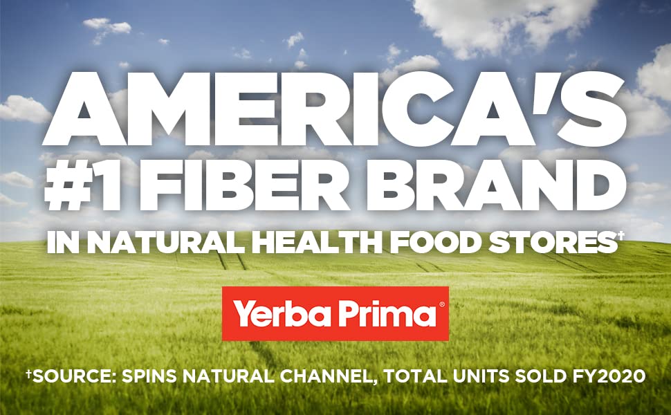 Graphic showing five fiber types: psyllium husks, acacia gum, soy fiber, oat bran, apple fiber