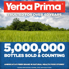 Gluten-free, non-GMO, vegan labeling on Yerba Prima product