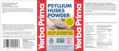 Packaging image of Yerba Prima Psyllium Husk Powder 12 oz pack of 2
