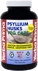 Yerba Prima Psyllium Husks Veg Caps packaging
