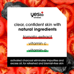Texture spread on skin shows detoxifying action.