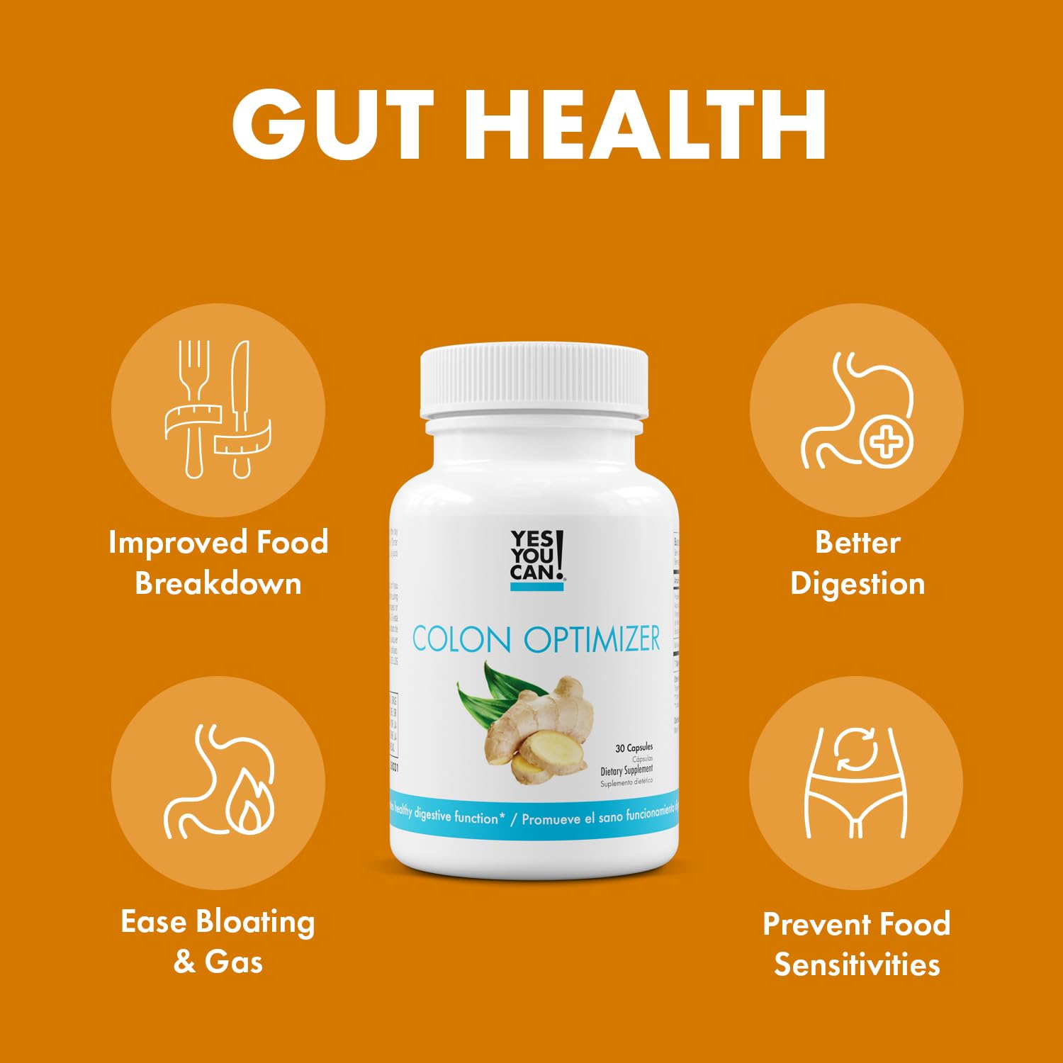 Two-pack box packaging for Yes You Can Colon Optimizer