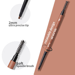 YES.EYE DO Auburn Eyebrow Pencil retractable design for easy length control.
